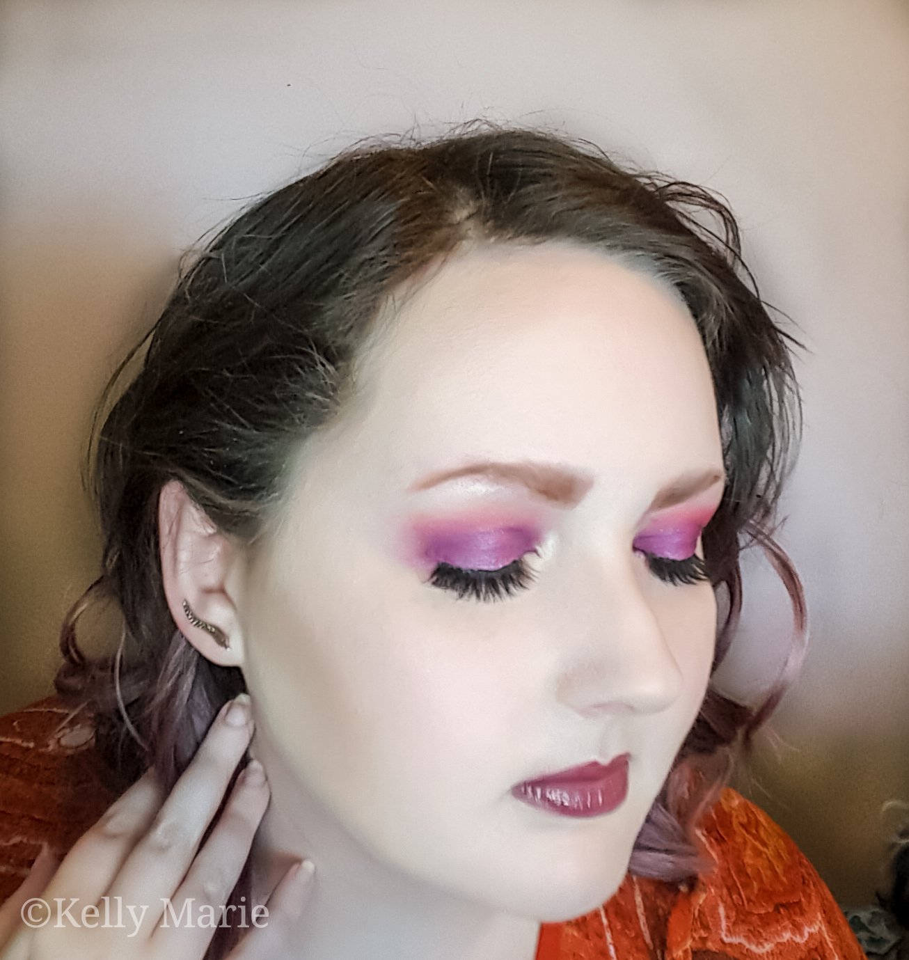 Purple Halo Eye Using The Morphe X James Charles Palette A Quick And Easy Look Kelly Marie